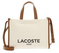 LACOSTE Heritage Canvas Shopping Bag Natural Tan