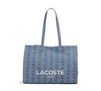 Lacoste Heritage Jacquard Shopper Tasche 40 cm blau