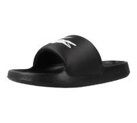 Lacoste Herren [公式] メンズ Serve Slide 1.0 125 1 CMA Sandale, Mehrfarbig, Schwarz, Weiß, 43 EU