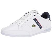 Lacoste Herren 7-40cma0067-407 Sneaker, Weiß/Marineblau/Rot, 47 EU