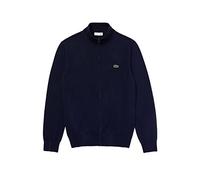 Lacoste Herren Baumwollpullover aus Bio-Baumwolle mit Stehkragen - Navy Blau Size 5 - L Navy Blau