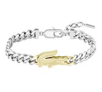 Armkette LACOSTE "ARTHOR", edelstahlfarben, gelbgoldfarben, Armbänder, Damen, 21,5cm, Edelstahl (97191736-0) edelstahlfarben, gelbgoldfarben