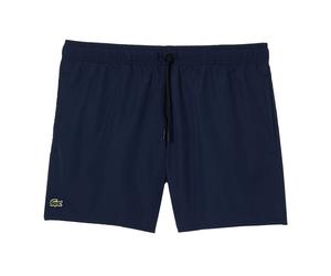 LACOSTE Herren Badeshorts - Swimshorts, Badehose, schnelltrocknend, Logo, uni Dunkelblau / 3XL XXXL Blau