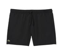 LACOSTE Herren Badeshorts - Swimshorts, Badehose, schnelltrocknend, Logo, uni Schwarz / 2XL XXL Schwarz
