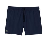 LACOSTE Herren Badeshorts - Swimshorts, Badehose, schnelltrocknend, Logo, uni XL Blau