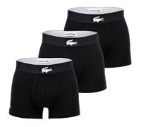 Herren Boxershorts Lacoste Stretch Cotton 3P - black/black/black - Schwarz (XL)