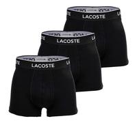 Herren Boxershorts Lacoste Cotton Stretch Jersey 3P - black/black/black - Schwarz (XXL)