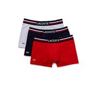Lacoste Herren Boxershorts 5H3386, Männer 3er-Set,Untershosen,Pants,Shorts,Unterwäsche,Basics,kurz,Regular Fit,Mehrfarbig,S