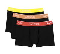 Lacoste Herren Boxershorts 5H3401, Männer Untershose,Pants,Shorts,Unterwäsche,Basic,kurz,Regular Fit,Schwarz,S