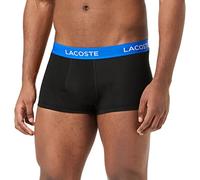 Lacoste Herren Boxershorts 5H8387, Männer Untershose,Pants,Shorts,Unterwäsche,Basic,kurz,Regular Fit,Blau,L