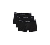 Lacoste Herren Boxershorts 5H9623, Männer Untershose,Pants,Shorts,Unterwäsche,Basic,kurz,Regular Fit,Schwarz,M