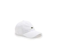 Lacoste Herren Cap RK0491, Männer Schirmmütze,Visor Cap,Oben offen,Tennis,Golf,Regular Fit,Weiß,TU (Einheitsgröße)