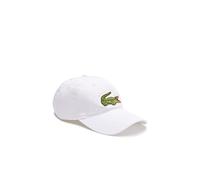 Lacoste Herren Cap RK9871, Männer Schirmmütze,Visor Cap,Oben offen,Tennis,Golf,Regular Fit,Weiß,TU (Einheitsgröße)