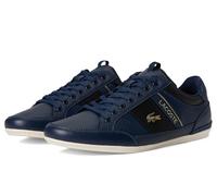 Lacoste Herren Chaymon Sneaker, Marineblau/Schwarz, 40 EU | Freizeitschuhe