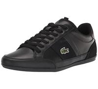 Lacoste Herren Chaymon Sneaker, Schwarz/Schwarz, 42.5 EU