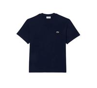Lacoste T-Shirt Classic Herren Regular Fit Rundhals Kurzarm Baumwolle marineblau XXL