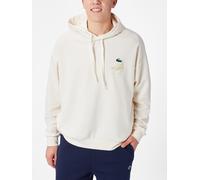 Lacoste Herren Frühjahr Novak Signature Hoodie Herren Beige S