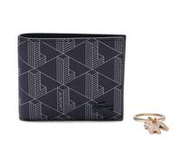 Lacoste Money Pieces Geldbörse 11 cm monogram noir gris (TAS025884)