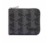 Lacoste The Blend - Geldbörse 3cc 11 cm RFID (monogram noir gris)