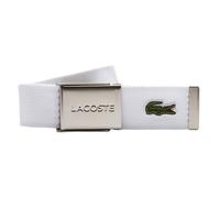 LACOSTE Casual Woven Strap W100 Bright White - kürzbar