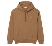 LACOSTE Herren Hoodie - Fleece Hoodie, Kapuze, Regular Fit Hellbraun / M M Braun