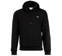 LACOSTE Herren Hoodie mit Kapuze - Sweatshirt, aufgerautes Fleece, Baumwoll-Mix Schwarz 4XL