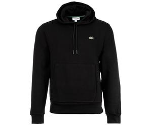 LACOSTE Herren Hoodie mit Kapuze - Sweatshirt, aufgerautes Fleece, Baumwoll-Mix Schwarz 6XL