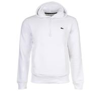 LACOSTE Herren Hoodie mit Kapuze - Sweatshirt, aufgerautes Fleece, Baumwoll-Mix Weiß / 2XL XXL Weiß
