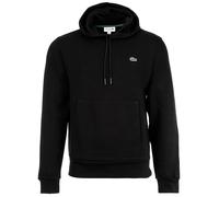 LACOSTE Herren Hoodie mit Kapuze - Sweatshirt, aufgerautes Fleece, Baumwoll-Mix XL Schwarz