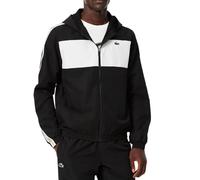 Lacoste Herren-Jacke, Schwarz/Weiß, Colour Block Logo