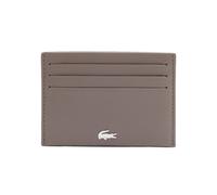 LACOSTE Herren Kreditkartenhülle, echtes Leder - Credit Card Holder, 7,5x11x1cm (HxLxB) Hellbraun