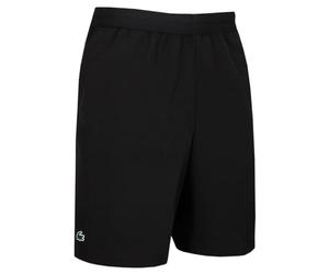 Lacoste Herren Kurze Hose GH7452, Männer Sportshorts,Freizeithose,Regular Fit,Schwarz,4 (M)