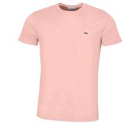 Lacoste Herren Logo-Crew T-Shirt, Rosa, Small