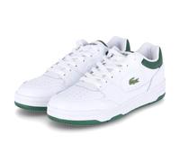 Lacoste Herren Low Sneaker LINEDRIVE Weiß Glattleder & Textil, Farbauswahl:weiß, 9999-englisch-eu-mapping:46