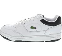 Lacoste Herren Low Sneaker LINEDRIVE Weiß Schwarz Glattleder & Textil, Farbauswahl:weiß, 9999-englisch-eu-mapping:45