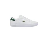 Lacoste Herren Low Sneaker POWERCOURT Weiß Glattleder, Farbauswahl:weiß, 9999-englisch-eu-mapping:42