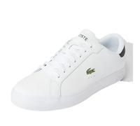Herren-Sneakers Lacoste Powercourt aus Leder White-Black : 44.5