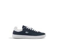 Lacoste Herren Low-Top Sneaker BASESHOT 223 1 SMA, Männer Halbschuhe,Freizeitschuhe,Turnschuhe,Laufschuhe,Marineblau/Weiss (092),42.5 EU / 8.5 UK