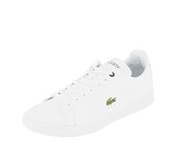 Lacoste Herren Low-Top Sneaker LINESHOT 223 2 SMA, Männer Halbschuhe,straßenschuhe,Strassenschuhe,Sportschuhe,Weiss/Marineblau (042),42 EU / 8 UK