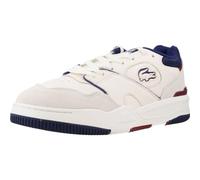 Lacoste Herren Low-Top Sneaker LINESHOT 223 3 SMA, Männer Halbschuhe,Freizeitschuhe,Laufschuhe,schnürschuhe,Offwhite/Marineblau (WN1),44 EU / 9.5 UK