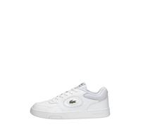Lacoste Herren Low-Top Sneaker T-Clip 0120 2 SMA, Männer Halbschuhe,schnürschuhe,schnürer,Business,Freizeit,WHT/WHT (21G),45 EU / 10.5 UK