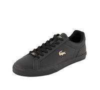 Lacoste Herren Low-Top Sneaker T-Clip 0120 2 SMA, Männer Halbschuhe,schnürschuhe,schnürer,Business,Freizeit,BLK/BLK (02H),42 EU / 8 UK