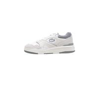 Lacoste Herren Low-Top Sneaker T-Clip 0120 2 SMA, Männer Halbschuhe,schnürschuhe,schnürer,Business,Freizeit,WHT/Gry (81),45 EU / 10.5 UK