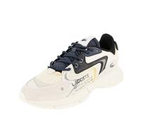 Lacoste Herren Low-Top Sneaker T-Clip 0120 2 SMA, Männer Halbschuhe,schnürschuhe,schnürer,Business,Freizeit,Off WHT/BLK (2G9),43 EU / 9 UK