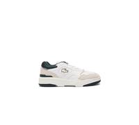 Lacoste Herren Low-Top Sneaker T-Clip 0120 2 SMA, Männer Halbschuhe,schnürschuhe,schnürer,Business,Freizeit,WHT/DK GRN (1R5),41 EU / 7.5 UK