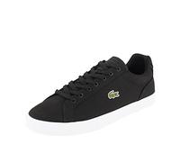 Lacoste Herren Low-Top Sneaker T-Clip 0120 2 SMA, Männer Halbschuhe,schnürschuhe,schnürer,Business,Freizeit,BLK/WHT (312),43 EU / 9 UK