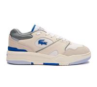 Lacoste Herren Low-Top Sneaker T-Clip 0120 2 SMA, Männer Halbschuhe,schnürschuhe,schnürer,Business,Freizeit,WHT/LT BLU (1T3),44.5 EU / 10 UK
