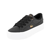 Lacoste Herren Low-Top Sneaker T-Clip 0120 2 SMA, Männer Halbschuhe,schnürschuhe,schnürer,Business,Freizeit,BLK/WHT (312),37 EU / 4 UK