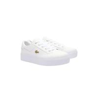 Lacoste Herren Low-Top Sneaker T-Clip 0120 2 SMA, Männer Halbschuhe,schnürschuhe,schnürer,Business,Freizeit,WHT/GLD (216),37.5 EU / 4.5 UK