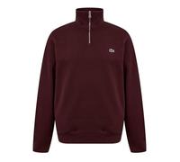 Lacoste Herren Men’s Long Sleeve Quarter Zip Cotton Sweatshirt Sweatshirt